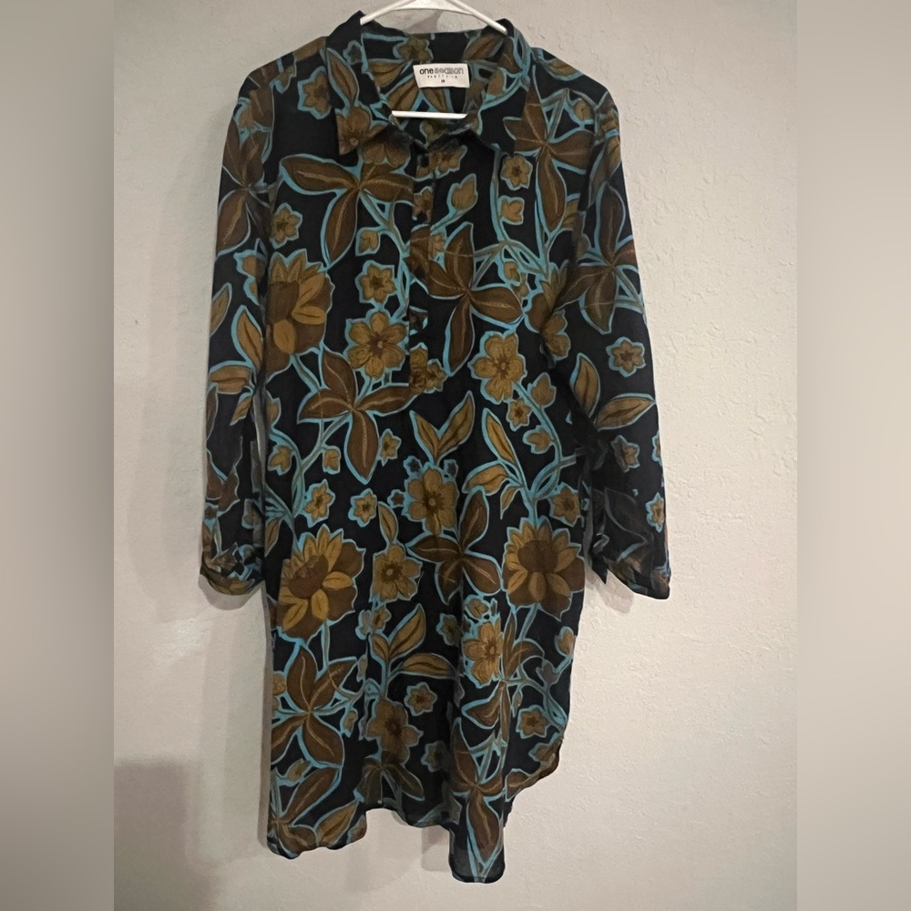 Floral Button-Up Shirt